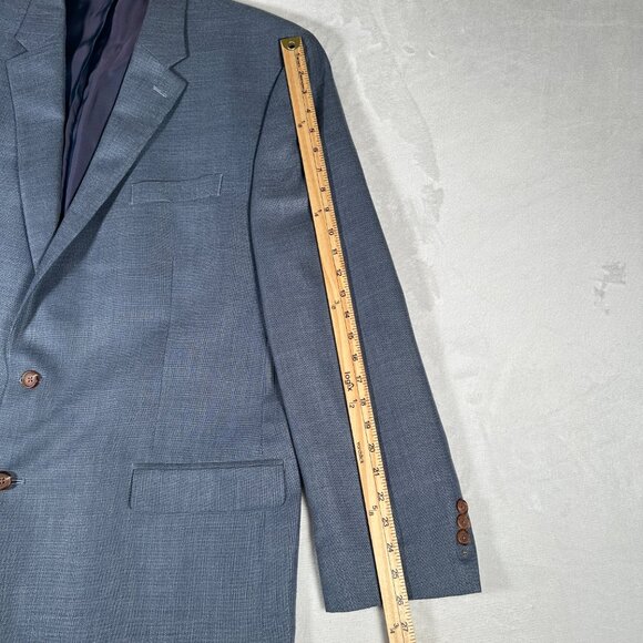 Lauren Ralph Lauren Blazer Men Size 50L Gray Two Button Jacket Macys Mens Store - Picture 2 of 12